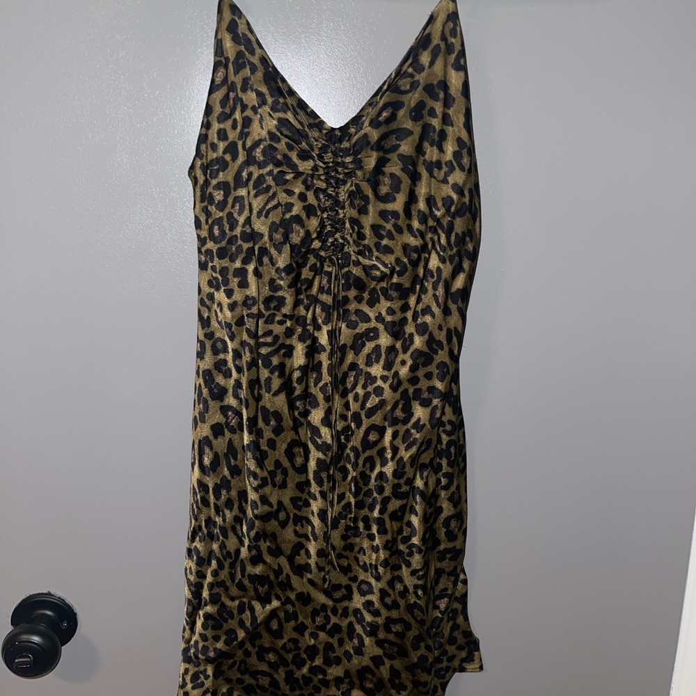 Zara animal print dress